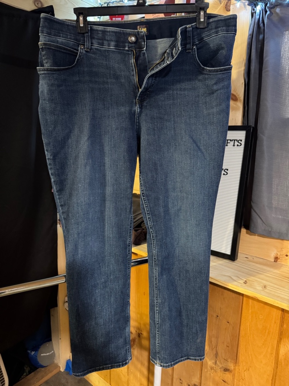 Lee Women's Straight Leg Jeans in Dark Indigo